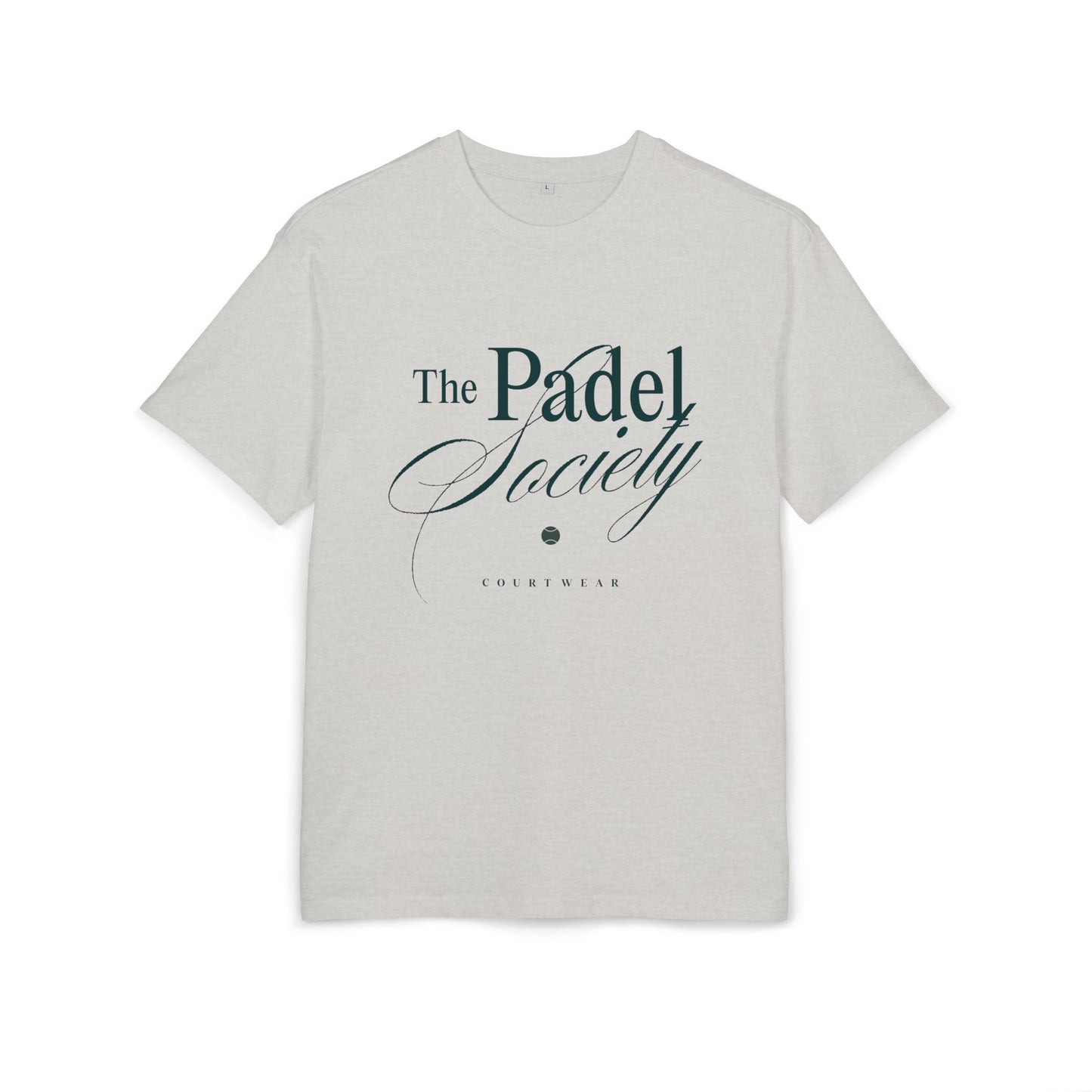 Padel Society casual print - Heavy Oversize Tee