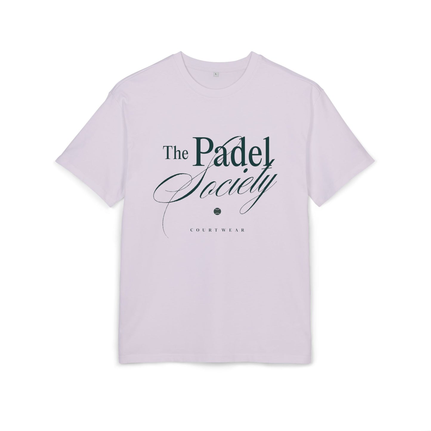 Padel Society casual print - Heavy Oversize Tee