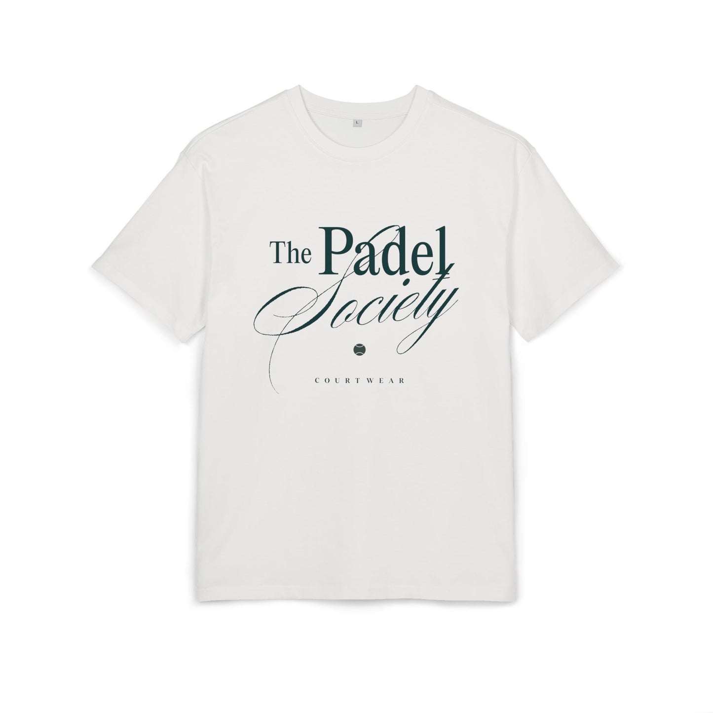 Padel Society casual print - Heavy Oversize Tee
