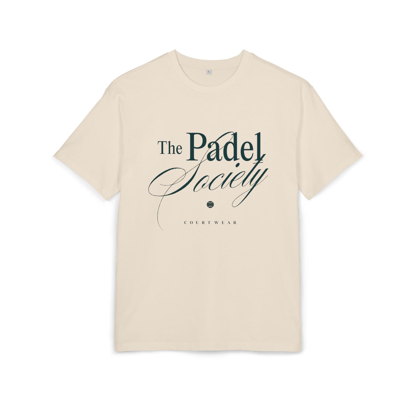 Padel Society casual print - Heavy Oversize Tee