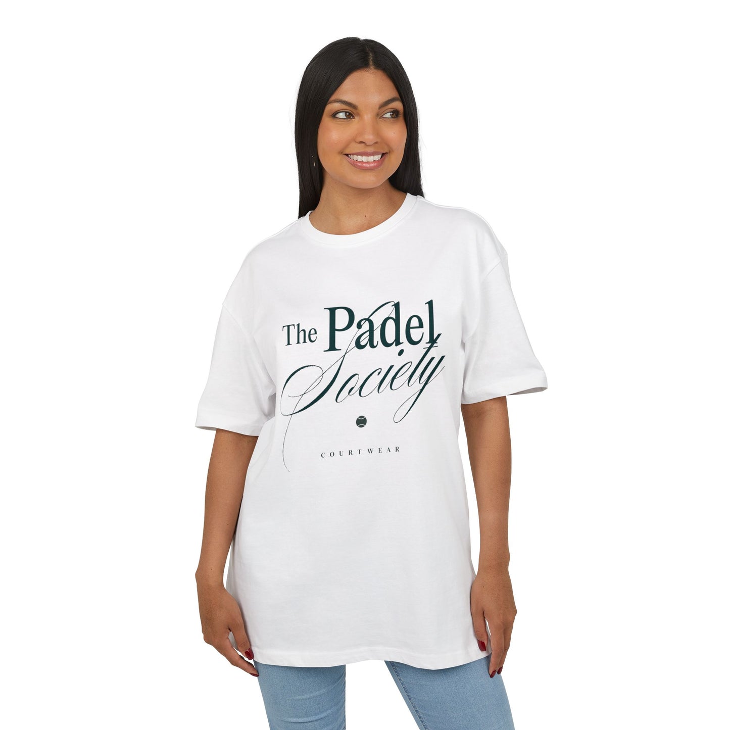 Padel Society casual print - Heavy Oversize Tee