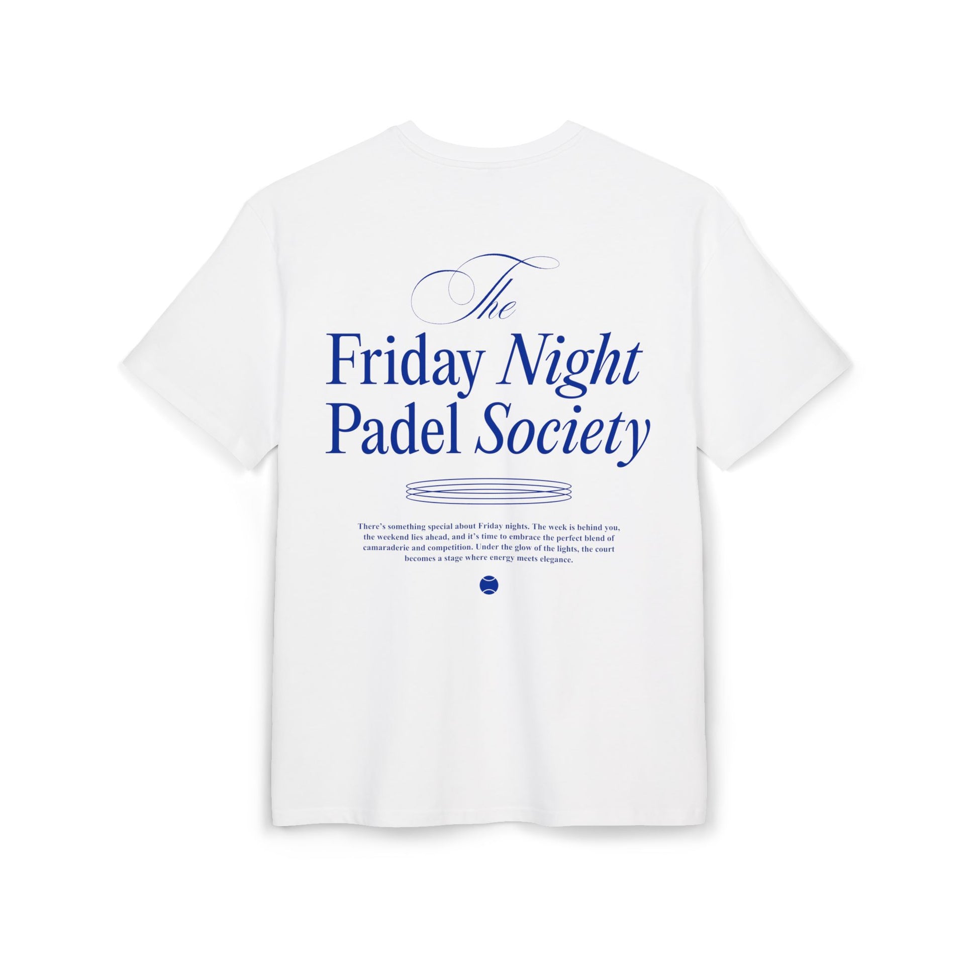 The Friday Night Padel Society - Heavy Oversize Tee