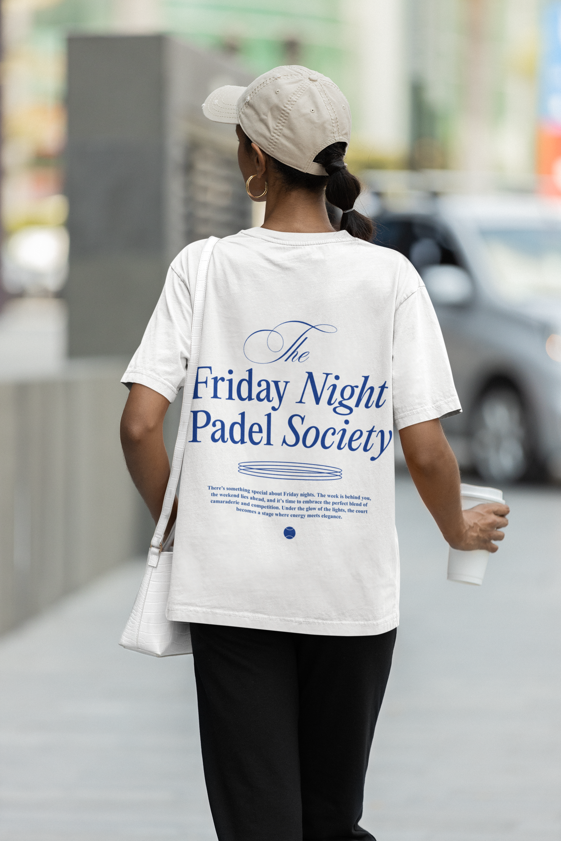The Friday Night Padel Society - Heavy Oversize Tee